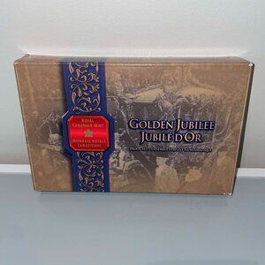 The 2002 Royal Canadian Mint (RCM) PROOF 8 COIN set - Golden Julbilee of QE II